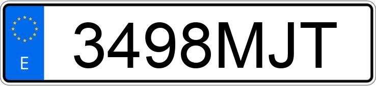 Numer rejestracyjny 3498MJT posiada BMW X3 Numer rejestracyjny 3498MJT posiada BMW X3