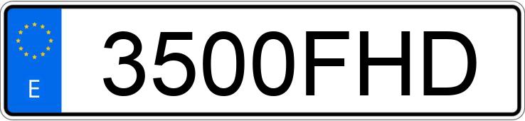 Numer rejestracyjny 3500FHD posiada TOYOTA COROLLA Numer rejestracyjny 3500FHD posiada TOYOTA COROLLA