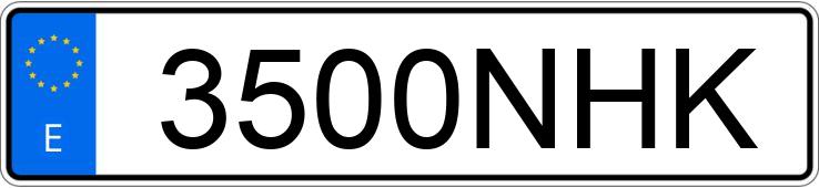 Numer rejestracyjny 3500NHK posiada PEUGEOT 208 Numer rejestracyjny 3500NHK posiada PEUGEOT 208