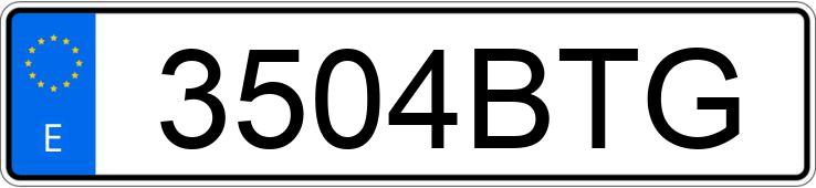 Numer rejestracyjny 3504BTG posiada PEUGEOT 206 Numer rejestracyjny 3504BTG posiada PEUGEOT 206