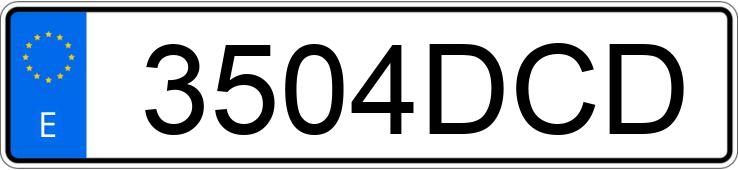 Numer rejestracyjny 3504DCD posiada MERCEDES M (163-164)