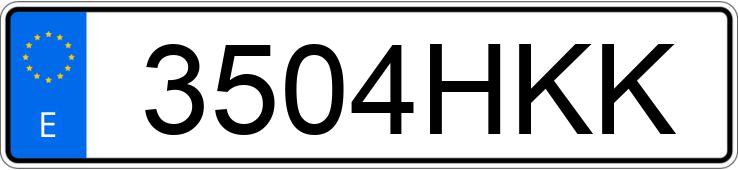 Numer rejestracyjny 3504HKK posiada CHEVROLET-GM CAMARO Numer rejestracyjny 3504HKK posiada CHEVROLET-GM CAMARO