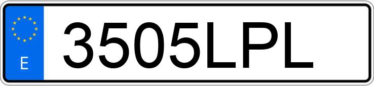 Numer rejestracyjny 3505LPL posiada AUDI Q5 SPORTBACK Numer rejestracyjny 3505LPL posiada AUDI Q5 SPORTBACK