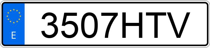 Numer rejestracyjny 3507HTV posiada VOLKSWAGEN POLO