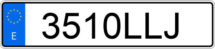 Numer rejestracyjny 3510LLJ posiada SEAT LEON