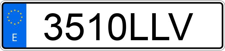 Numer rejestracyjny 3510LLV posiada YINGANG BM Numer rejestracyjny 3510LLV posiada YINGANG BM