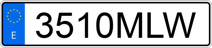 Numer rejestracyjny 3510MLW posiada NISSAN QASHQAI Numer rejestracyjny 3510MLW posiada NISSAN QASHQAI