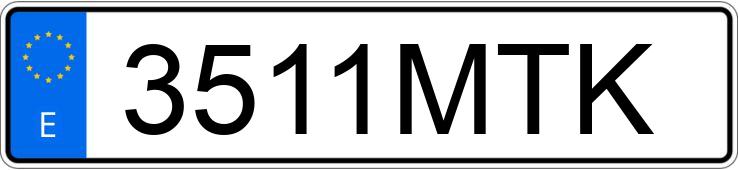 Numer rejestracyjny 3511MTK posiada VOLKSWAGEN TIGUAN ALLSPACE