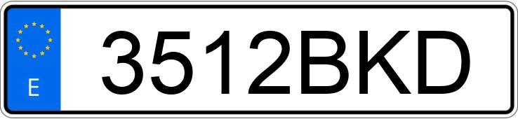 Numer rejestracyjny 3512BKD posiada BMW SERIE 5 Numer rejestracyjny 3512BKD posiada BMW SERIE 5