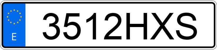 Numer rejestracyjny 3512HXS posiada MERCEDES A (176)