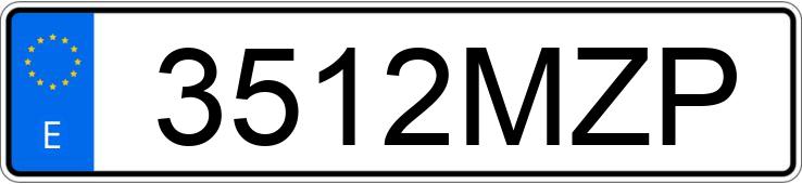 Numer rejestracyjny 3512MZP posiada JAC IEV7S