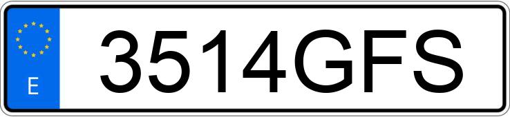 Numer rejestracyjny 3514GFS posiada RENAULT MEGANE Numer rejestracyjny 3514GFS posiada RENAULT MEGANE