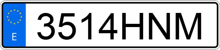 Numer rejestracyjny 3514HNM posiada PEUGEOT 208