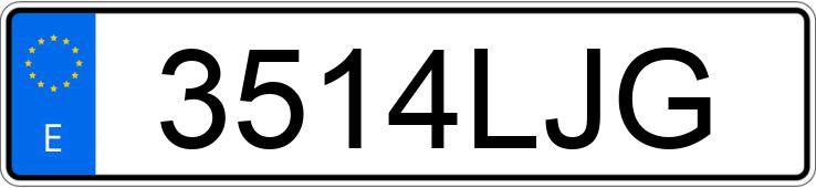 Numer rejestracyjny 3514LJG posiada MAZDA MAZDA3