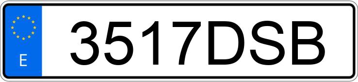 Numer rejestracyjny 3517DSB posiada TOYOTA LAND CRUISER