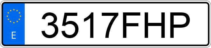 Numer rejestracyjny 3517FHP posiada HYUNDAI SANTA FE