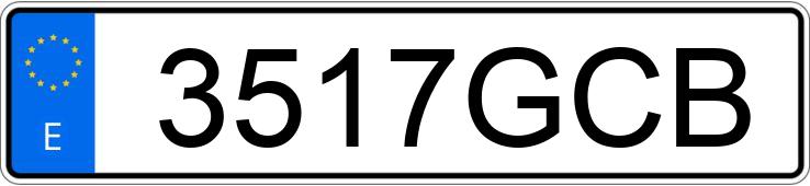 Numer rejestracyjny 3517GCB posiada NISSAN TIIDA