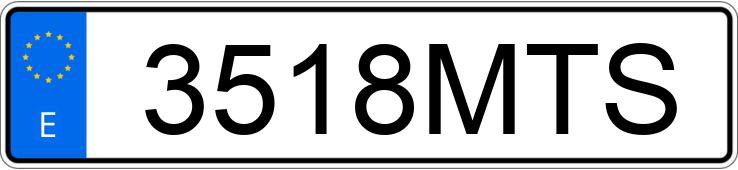 Numer rejestracyjny 3518MTS posiada HYUNDAI BAYON