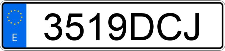 Numer rejestracyjny 3519DCJ posiada KIA PICANTO