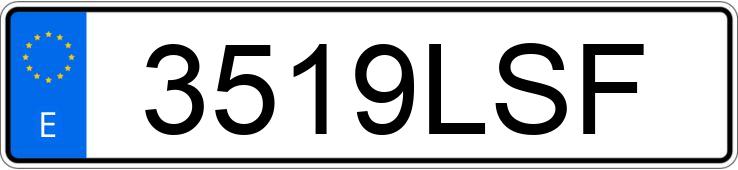 Numer rejestracyjny 3519LSF posiada OPEL COMBO