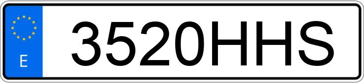 Numer rejestracyjny 3520HHS posiada SEAT LEON