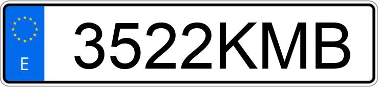 Numer rejestracyjny 3522KMB posiada HYUNDAI TUCSON Numer rejestracyjny 3522KMB posiada HYUNDAI TUCSON