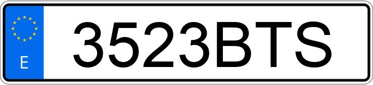 Numer rejestracyjny 3523BTS posiada SEAT CORDOBA