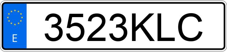 Numer rejestracyjny 3523KLC posiada FIAT TIPO