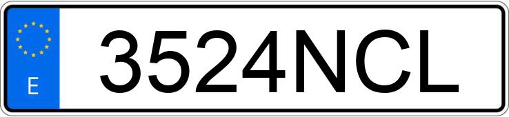 Numer rejestracyjny 3524NCL posiada MERCEDES V (638-639-447)