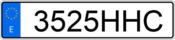 Numer rejestracyjny 3525HHC posiada KIA SPORTAGE