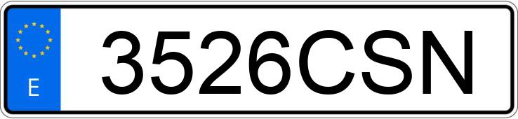 Numer rejestracyjny 3526CSN posiada CITROEN XSARA Numer rejestracyjny 3526CSN posiada CITROEN XSARA
