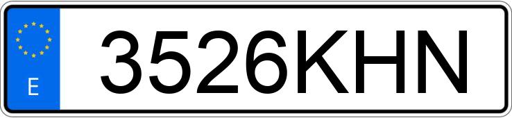 Numer rejestracyjny 3526KHN posiada BMW SERIE 4