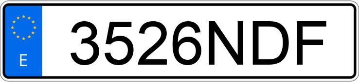 Numer rejestracyjny 3526NDF posiada PEUGEOT 3008 Numer rejestracyjny 3526NDF posiada PEUGEOT 3008