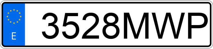 Numer rejestracyjny 3528MWP posiada MERCEDES VIANO