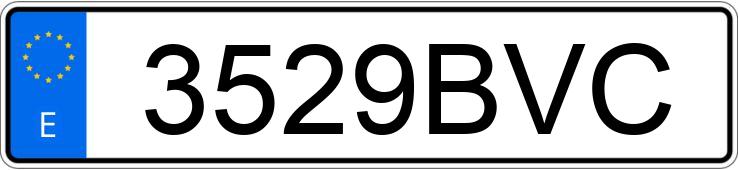 Registreringsnummeret 3529BVC har CITROEN SAXO