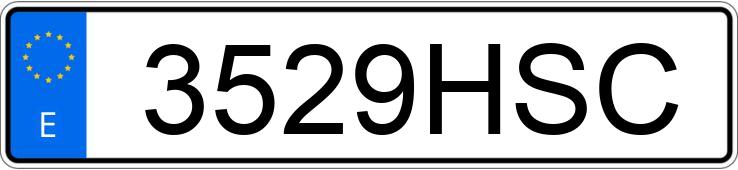 Numer rejestracyjny 3529HSC posiada RENAULT CLIO