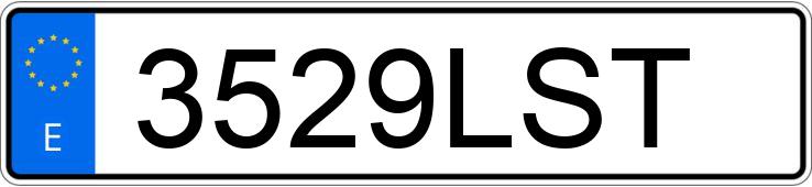 Numer rejestracyjny 3529LST posiada RENAULT ESPACE Numer rejestracyjny 3529LST posiada RENAULT ESPACE