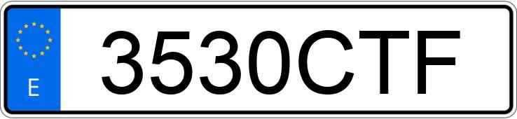 Numer rejestracyjny 3530CTF posiada OPEL CORSA