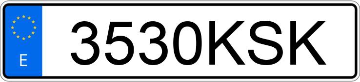 Numer rejestracyjny 3530KSK posiada FORD RANGER