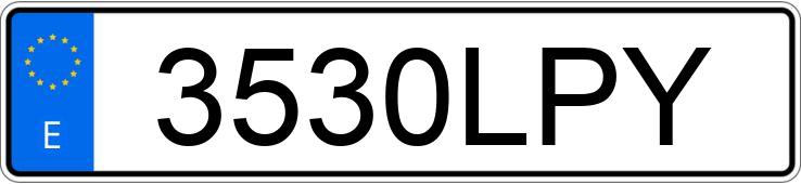 Numer rejestracyjny 3530LPY posiada AUDI A4