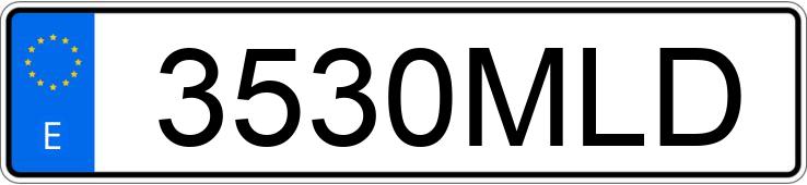 Numer rejestracyjny 3530MLD posiada PEUGEOT RIFTER