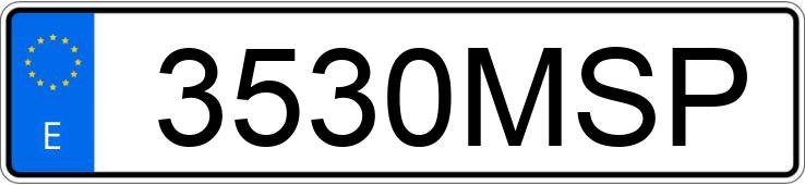 Numer rejestracyjny 3530MSP posiada SEAT LEON Numer rejestracyjny 3530MSP posiada SEAT LEON