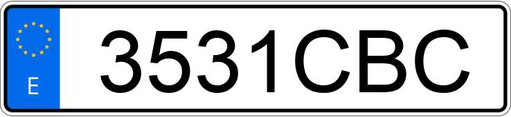Registreringsnummer3531CBC har PEUGEOT 307 Registreringsnummer3531CBC har PEUGEOT 307