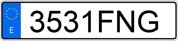 Numer rejestracyjny 3531FNG posiada VOLKSWAGEN GOLF Numer rejestracyjny 3531FNG posiada VOLKSWAGEN GOLF