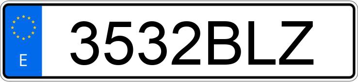 Numer rejestracyjny 3532BLZ posiada SEAT LEON