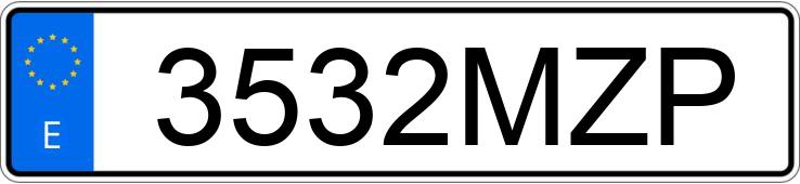 Numer rejestracyjny 3532MZP posiada NISSAN TOWNSTAR