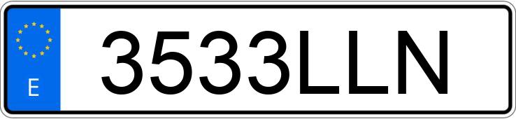 Numer rejestracyjny 3533LLN posiada AUDI Q2