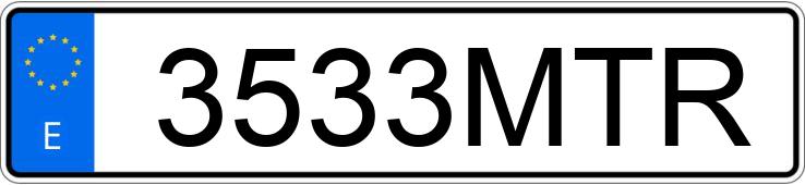 Numer rejestracyjny 3533MTR posiada MERCEDES GLC (254) Numer rejestracyjny 3533MTR posiada MERCEDES GLC (254)