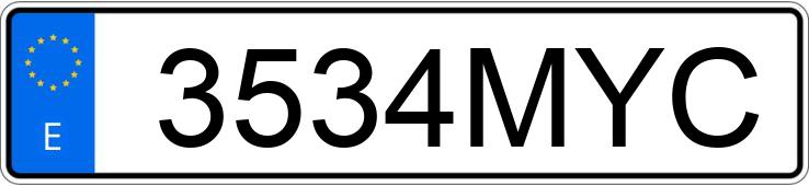 Numer rejestracyjny 3534MYC posiada SKODA KAROQ Numer rejestracyjny 3534MYC posiada SKODA KAROQ