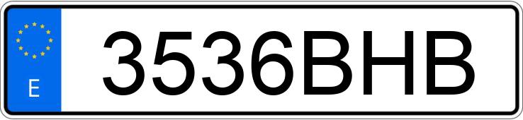 Numer rejestracyjny 3536BHB posiada AUDI S3